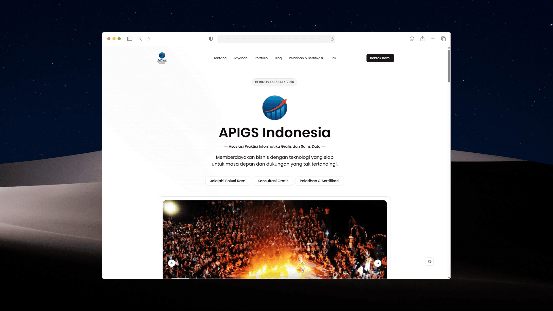 APIGS Indonesia project screenshot